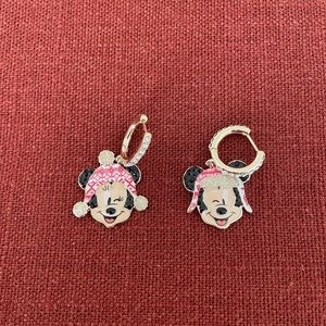 Baublebar x Disney Winter Holiday Mickey and Minnie earrings
